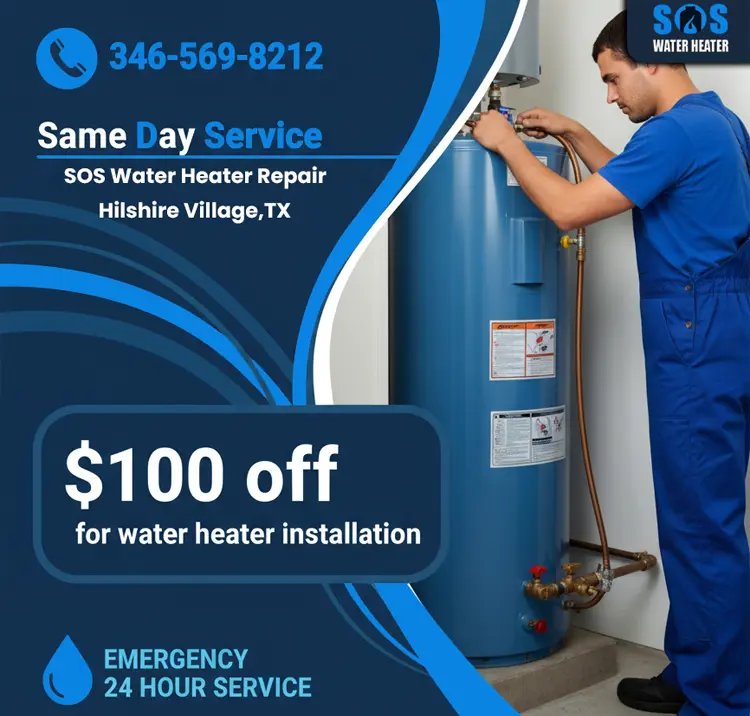 SOS Water Heater Hilshire Village offer